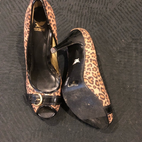 Sheikh leopard pattern heels - Picture 4 of 4
